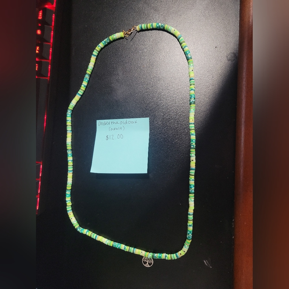 Handmade necklace Under the old oak